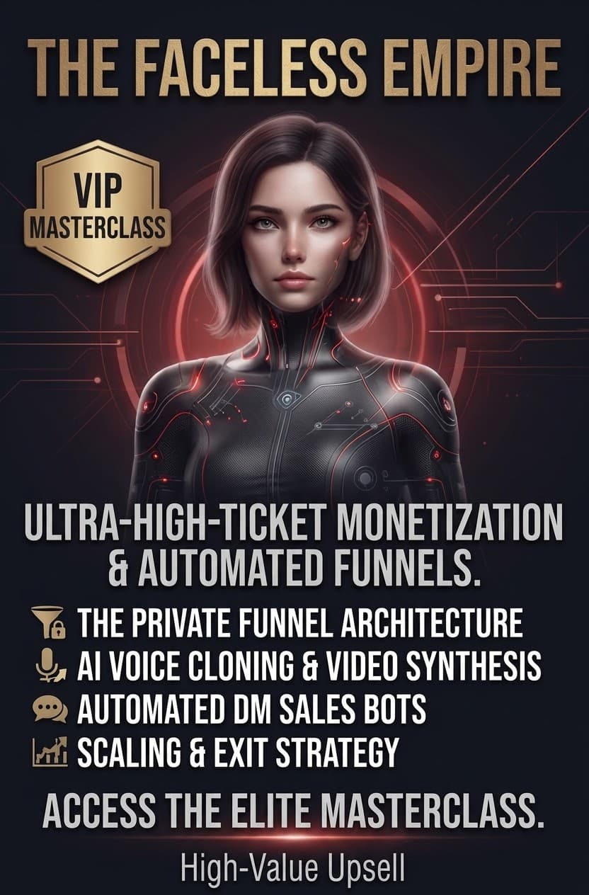 The Faceless Empire VIP Masterclass — ebook cover